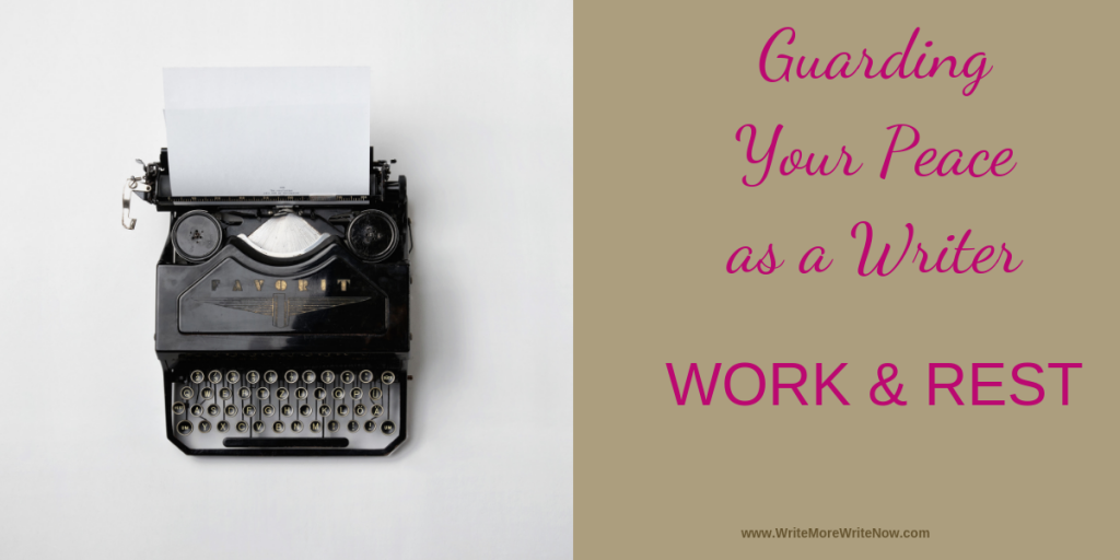 Guarding your peace as a writer